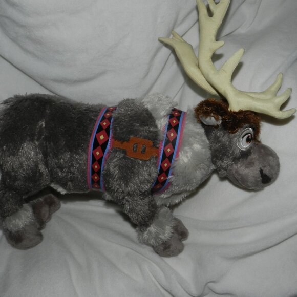 DISNEY FROZEN SVEN 20" POSABLE SOFT PLUSH TOY REINDEER NWT/🆕SHIPS😮‍💨⚡🚚 - Picture 7 of 16